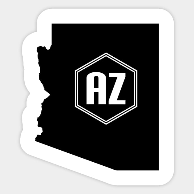 Arizona Homer (Black) Sticker by caknuck